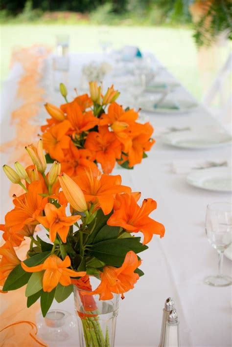 Trend We Love Unexpected Pops Of Color Tangerine Wedding Beautiful