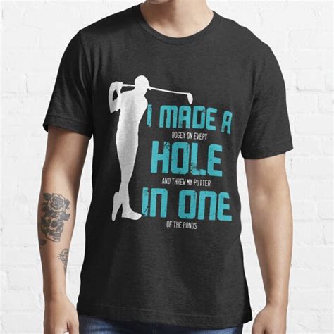 Hole In One Golf Funny Golf Golfing Gag Quote Funny T T Shirt For