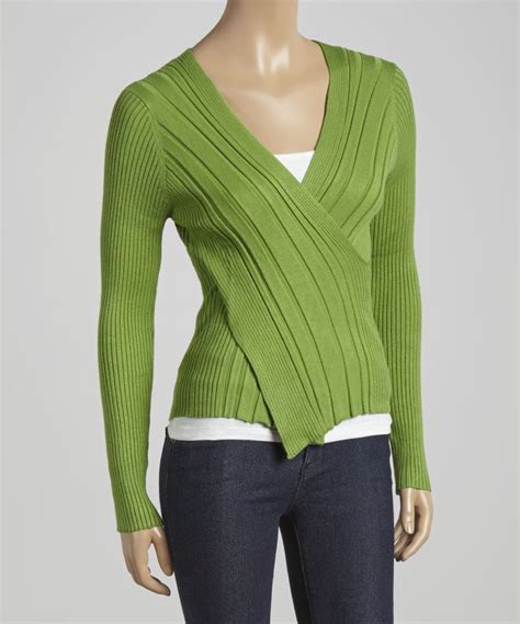 This Green Surplice Sweater By Bonnie And Bill Is Perfect Zulilyfinds