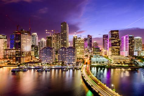 Miami, Florida, USA downtown Skyline.