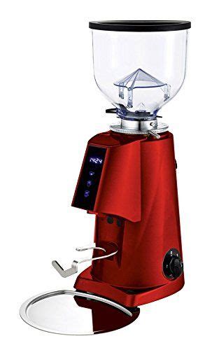 Fiorenzato F4 Electronic Espresso Grinder - Red | Espresso grinder, Coffee bean grinder, Coffee