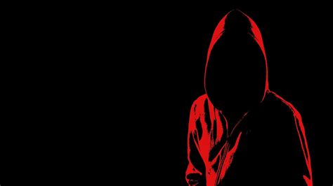 This wallpaper is about person in black hoodie, download hd wallpaper for desktop, or mobile in best quality (4k). Anonymous, Red Wallpapers HD / Desktop and Mobile Backgrounds