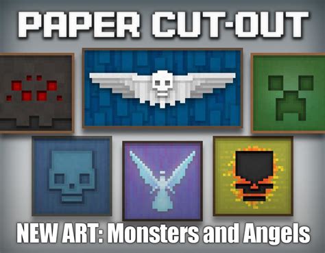 Paper Cut Out Minecraft 111 Minecraft Texture Pack