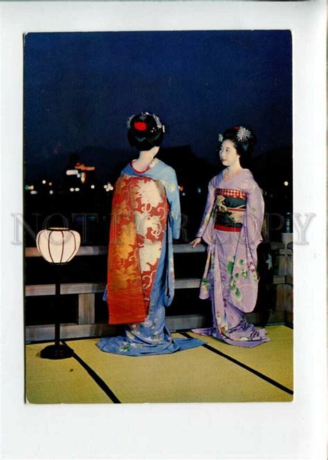 3154385 Japan Maiko Girls Geisha Kyoto Yuka Or Wooden Balcony Topics Cultures And Ethnicities