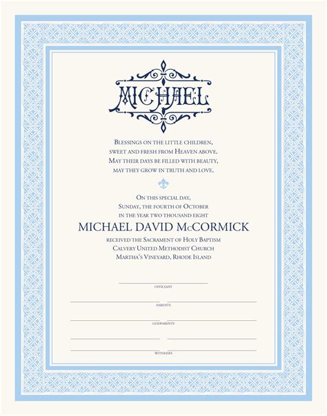 United Methodist Baptism Certificate Template Free Printable Baptism