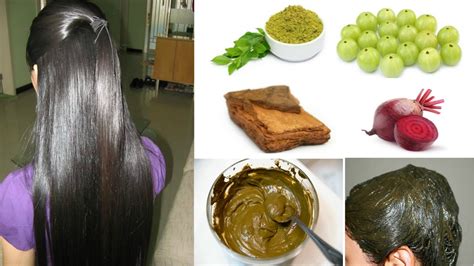 It helps in hair growth, strong hair as well as conditioning your hair. हिना हेयर पैक - लंबे, काले और घने बालों के लिए || Henna ...