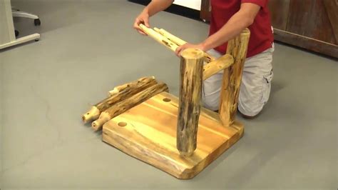 Easy Diy Log Furniture Tools Youtube