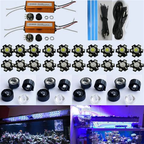 60w Diy Led Aquarium Light Kit 203w For Coral Reef Tank Dimmable Led