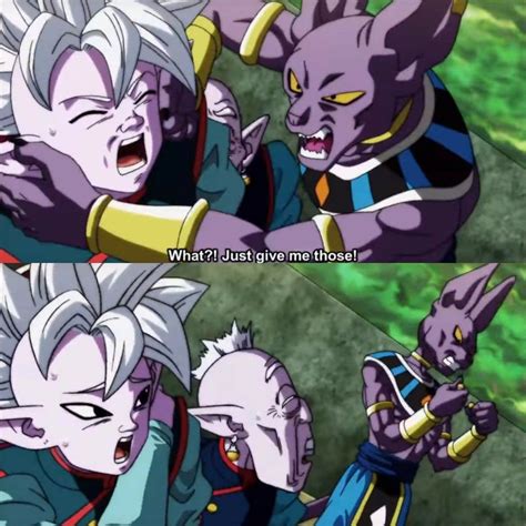 Maybe you would like to learn more about one of these? Lord Beerus pulling off Supreme Kai Shin's potara earrings ...