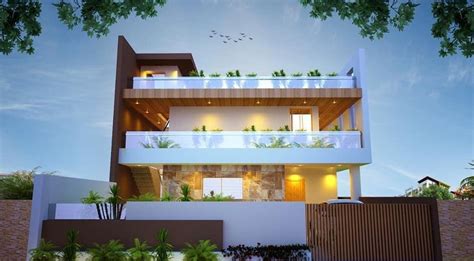 Archplanest Online House Design Consultants Modern Simplex Elevation