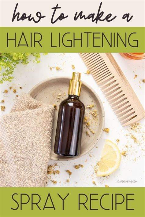 DIY Hair Lightener Spray Recipe Plus How To Lighten Hair ...