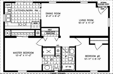 24x40 2 Bedroom House Plans Lovely 800 Sq Ft House Plan Manufactured