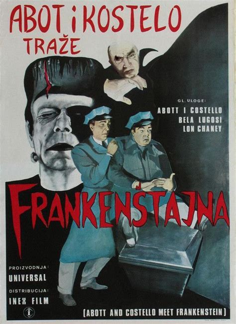 Bud Abbott Lou Costello Meet Frankenstein Argentine 11x17 Movie