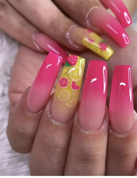 Pin By Angelique Schremmer On Nail Designs Fruit Nail Designs Bright