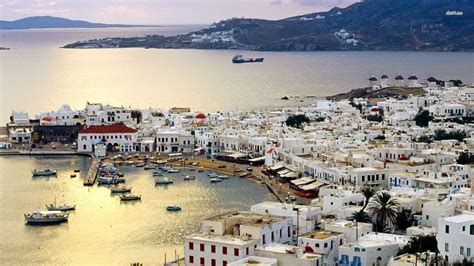 Mykonos Beautifully Unique Island With Typical White Color