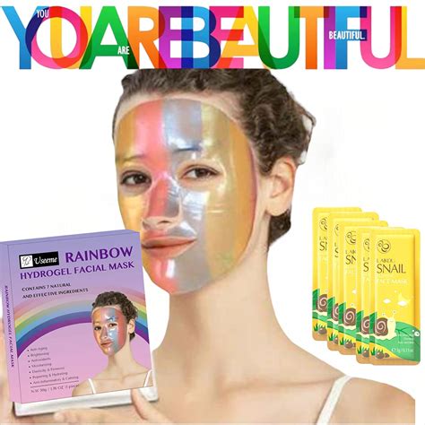 Useeme Rainbow Facial Mask Collagen Face Mask Skin Care