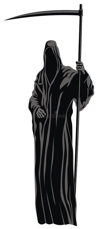 The Grim Reaper With A Scythe Portrait Of The Deathgenerative Ai