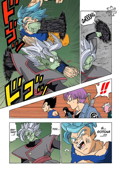 Colored A Page From The Dragon Ball Super Manga In The Style Of The Full Color Releases