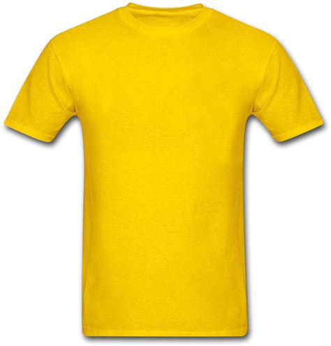 Download Free T Shirt Template Yellow Tshirt Transparent Png