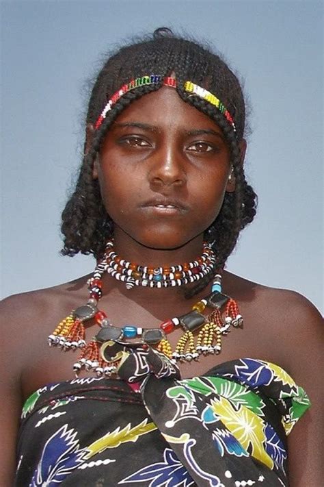 Afar Girl In Danakil Desert Ethiopia Afrique Femme Coiffure
