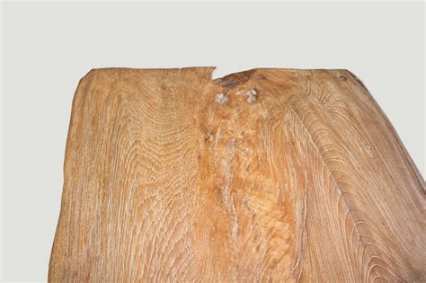Large natural live edge teak wood coffee table with black metal legs, 28x19 by brimfield & may. Live Edge Teak Wood Coffee Table or Bench 8MED - Andrianna ...