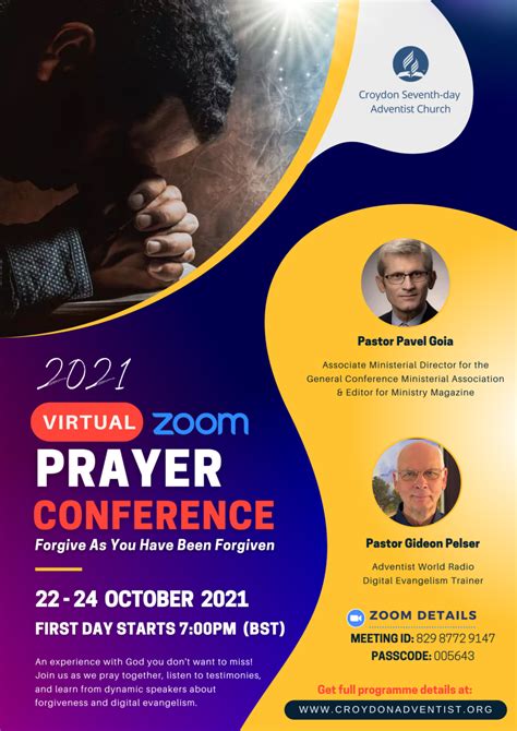 Virtual Prayer Conference 2021 Croydon Seventh Day Adventist Church
