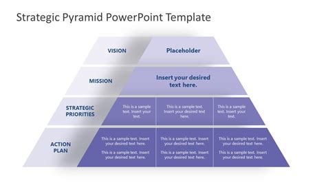 Strategic Priorities Pyramid Powerpoint Template Slidemodel