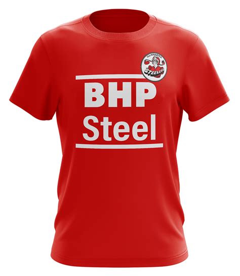 Illawarra Steelers Arl Nrl Classic Retro Bhp Steel T Shirt Sizes S 5xl