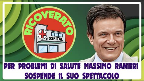 Ricoverato Massimo Ranieri Perché Malato Rinviate Le Date Dei Concerti