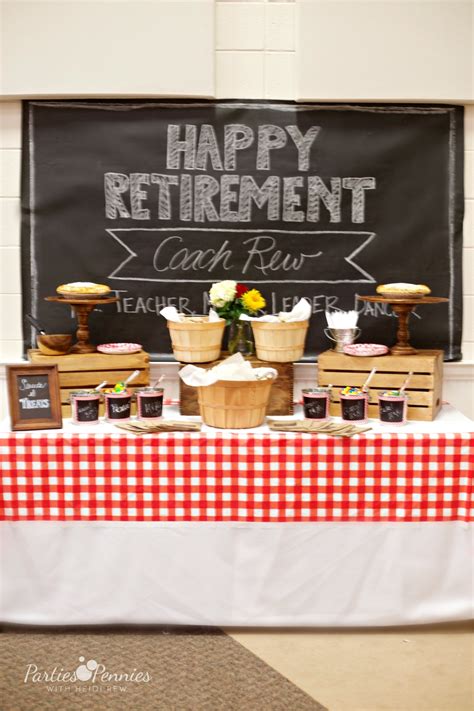 Keep reading for our favorite retirement party ideas. BBQ Retirement Party - Parties for Pennies