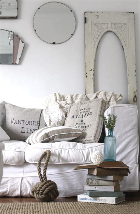 Cozy White Living Room Homedesignboard
