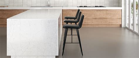 Length from 73 cm to 300 cm. Silestone Eternal Statuario kitchen | キッチン