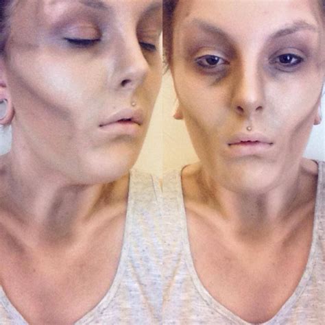 Emaciation Sfx Makeup Zombie Makeup Horror Makeup Zombie Halloween