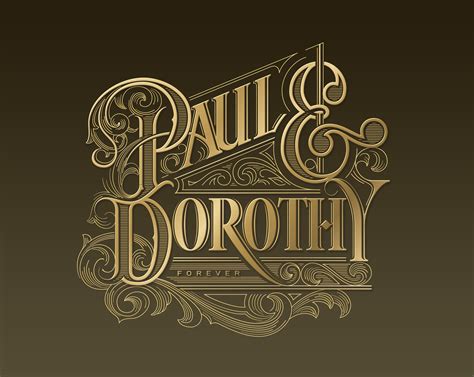 Hand Lettering Vectorized And Polished In Photoshop Vintage