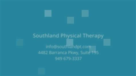Southland Physical Therapy Irvine Youtube