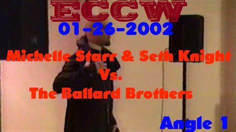 Eccw 012602 Michelle Starr And Seth Knight Vs The Ballard Brothers