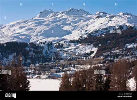 St Moritz Upper Engadine Oberengadin Graubunden Region Swiss Alps