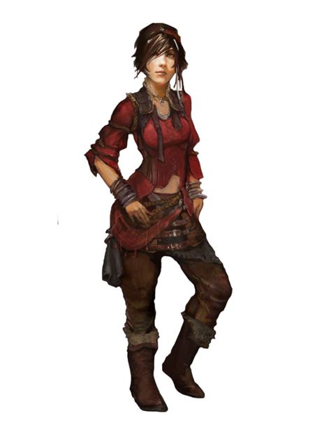 Thief Female Fantasy Characters Female Dnd Human Female Artificer
