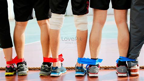 The Two Legged Race Campus Sports Games Picture And Hd Photos Free