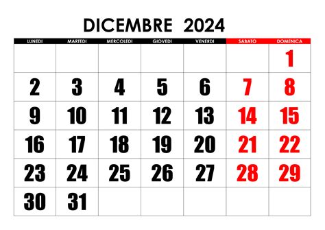 Calendario Dicembre 2024 Calendariosu
