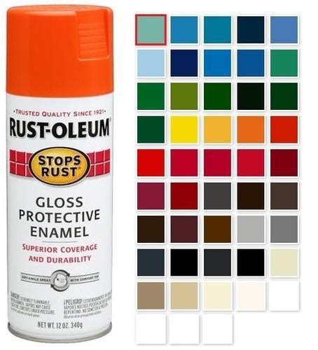 Rustoleum X Paint Color Chart