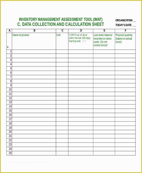 Warehouse Inventory Excel Template Free Download Of Warehouse Inventory