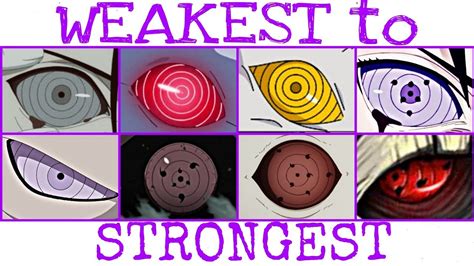 8 Rinnegan Forms Weakest To Strongest Youtube