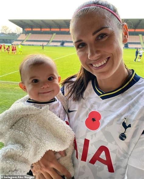 US women's soccer star Alex Morgan seen in LA with baby ...