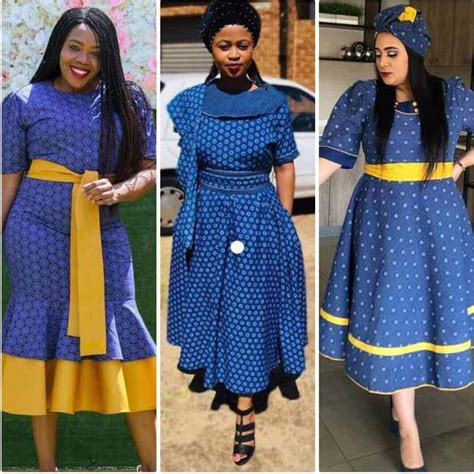 Buy Traditional Shweshwe Dresses For Makoti Cheap Online