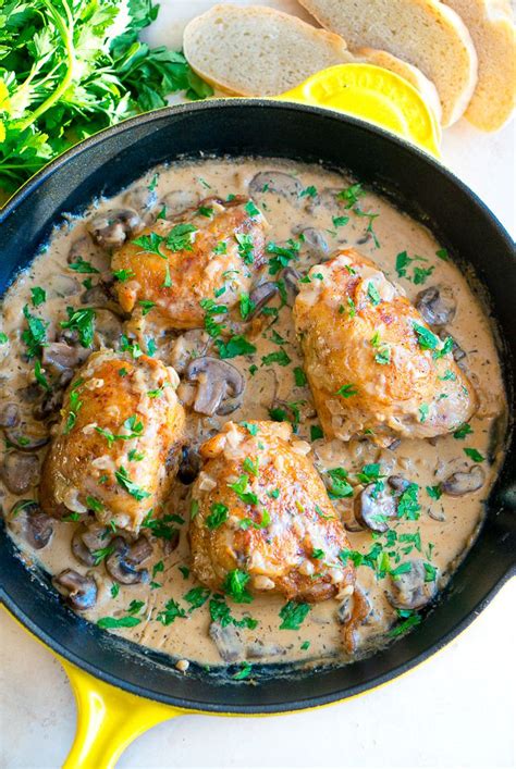 Not only will it add flavor, but a thicker. Chicken in Creamy Mushroom Sauce | Delicious Meets Healthy