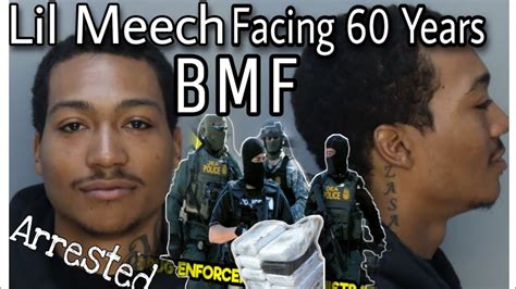 bmf series star lil meech arrested facing 60 yrs in prison youtube