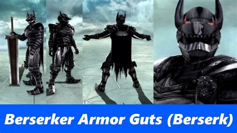 Berserker Armor Guts Berserk Soulcalibur 5 Formula Youtube