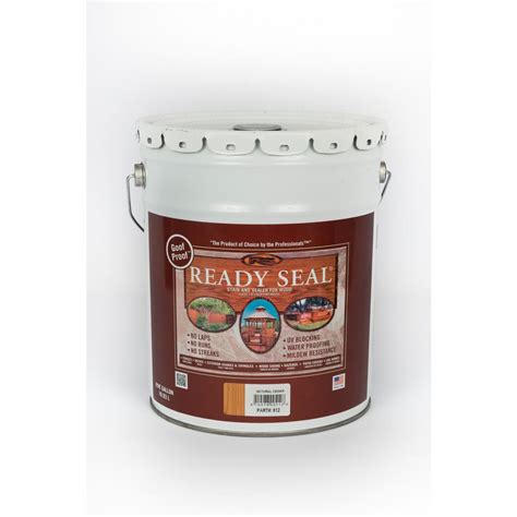 Ready Seal 5 Gal Natural Cedar Exterior Wood Stain And Sealer 512