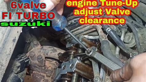 Engine Tune Up Adjust Valve Clearance Valve FI SUZUKI YouTube